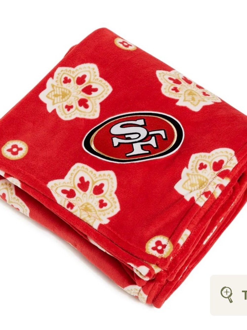 NWT Vera Bradley San Francisco 49ers NFL Oversized Throw Blanket
